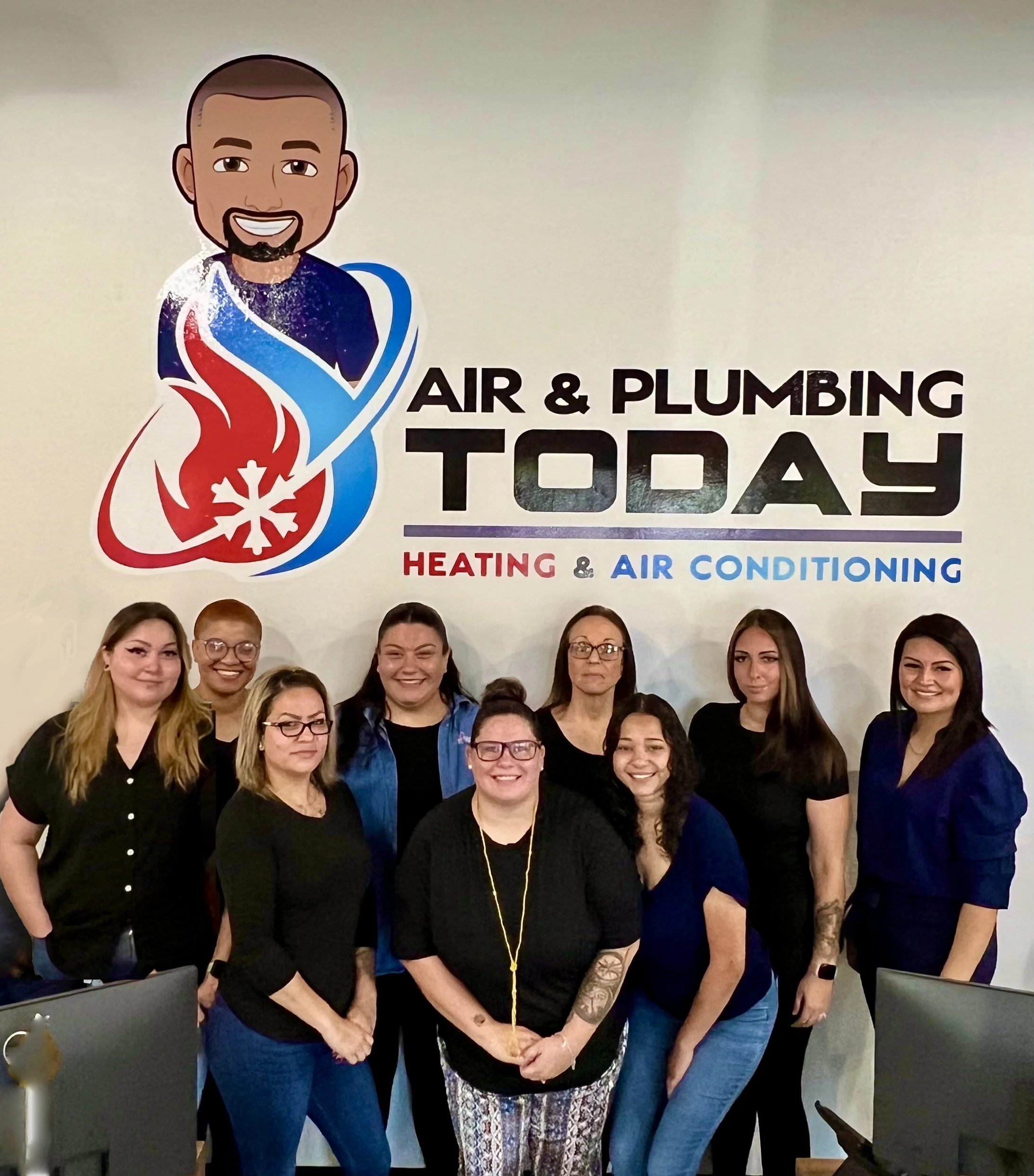 Air_And_Plumbing_Today_Best_Air_Conditioning_Company_In_San_Antonio_2023_Office_Staff_Photo