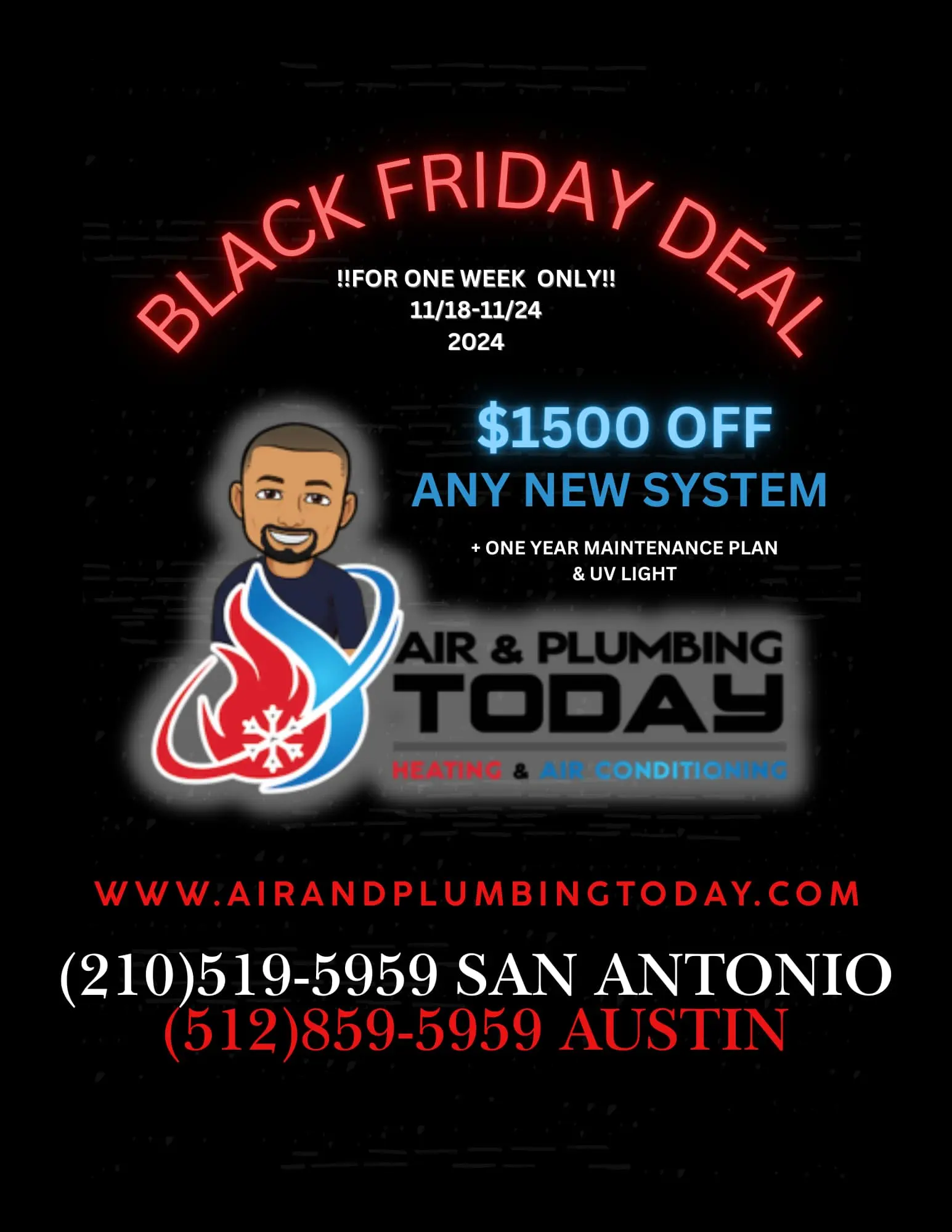 Plumbing_HVAC_Black_Friday_Deal_San_Antonio-TX