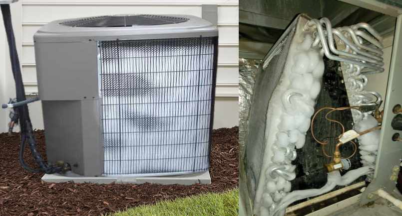 What Causes AC Freezing Up With Ice On Coils?